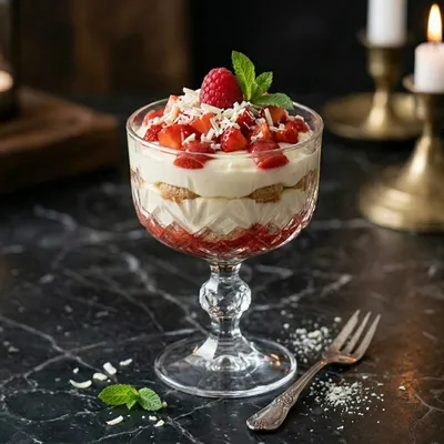 Strawberry Mint Dessert